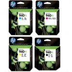 HP 940XL Black/Cyan/Magenta/Yellow Original Ink Bundle
