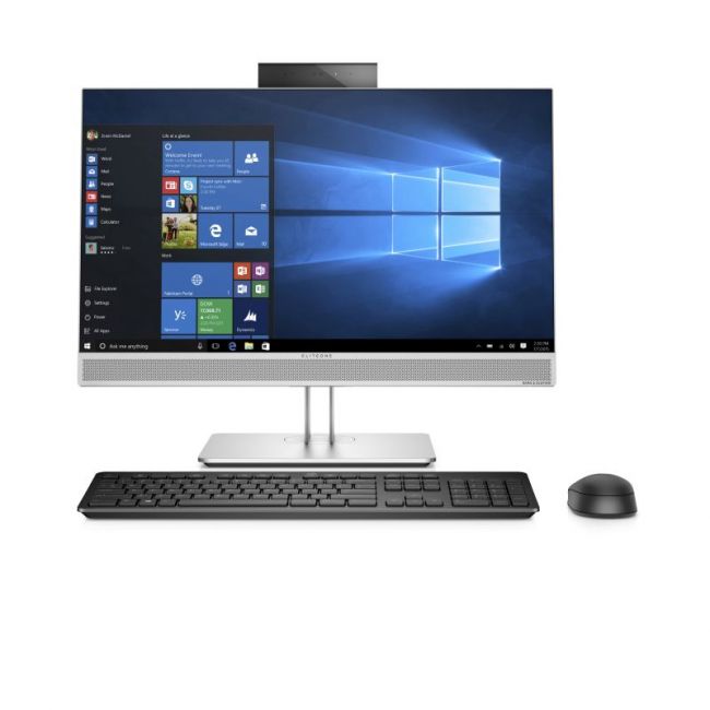HP EliteOne 800 G5 Intel® Core™ i7-9th Gen 23.8" FHD Touchscreen All-in-One PC in Silver